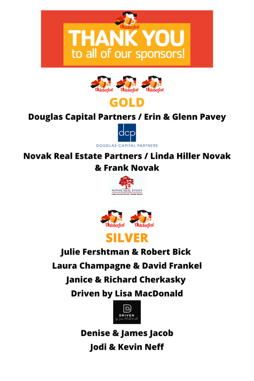 Thank you Oktoberfst Sponsors! List of sponsors with logos