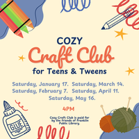 Cozy Craft Club for Teens & Tweens