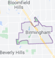 Link to City of Birmingham internet site Map of Birmingham, Michigan, limits