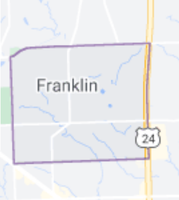 Map of Franklin Village, Michigan, limits