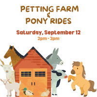 PETTING FARM & PONY RIDES