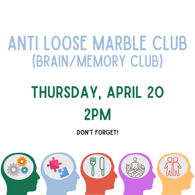 Anti Loose Marble Club (Brain/Memory Club) Anti Loose Marble Club (Brain/Memory Club)
