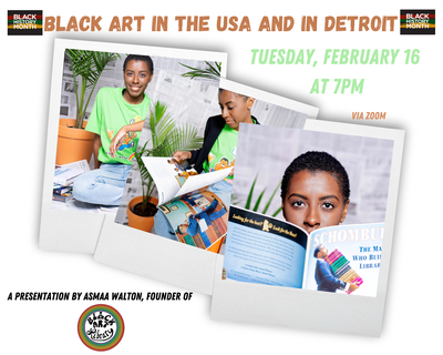 Black Art in the USA and in Detroit Black Art in the USA and in Detroit