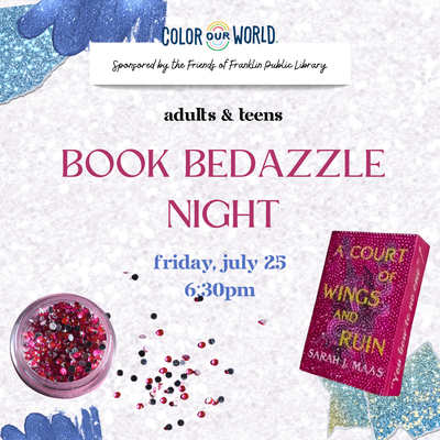 Book Bedazzle Night Book Bedazzle Night