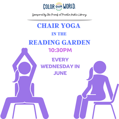 Chair Yoga on Wednesdays Chair Yoga on Wednesdays
