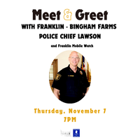 Meet & Greet with Franklin - Bingham Farms Police Chief Lawson