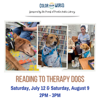 Reading to Therapy Dogs
