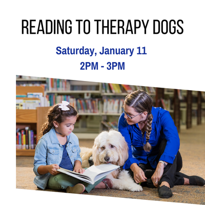 Reading to Therapy Dogs Reading to Therapy Dogs