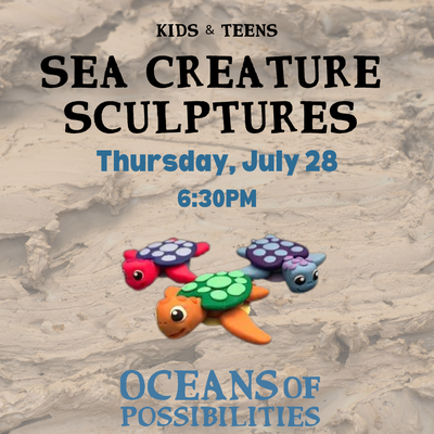 Sea Creature Sculptures - Kids & Teens (7-18) Sea Creature Sculptures - Kids & Teens (7-18)