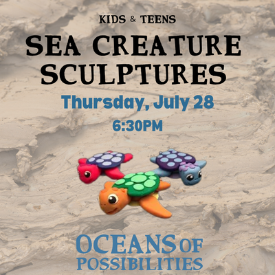 Sea Creature Sculptures - Kids & Teens (7-18)