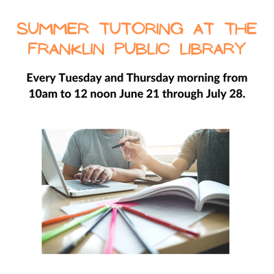 Summer Tutoring at the library