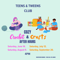 Teens & Tweens Cozy Crochet & Crafting CLUB