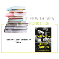 Titles with Tara: Table for Two