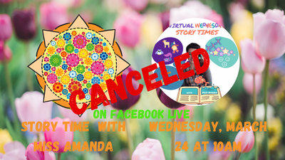 CANCELED : Virtual Wednesday Story Time: Spring! CANCELED : Virtual Wednesday Story Time: Spring!
