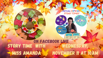 Virtual Wednesday Story Time Virtual Wednesday Story Time