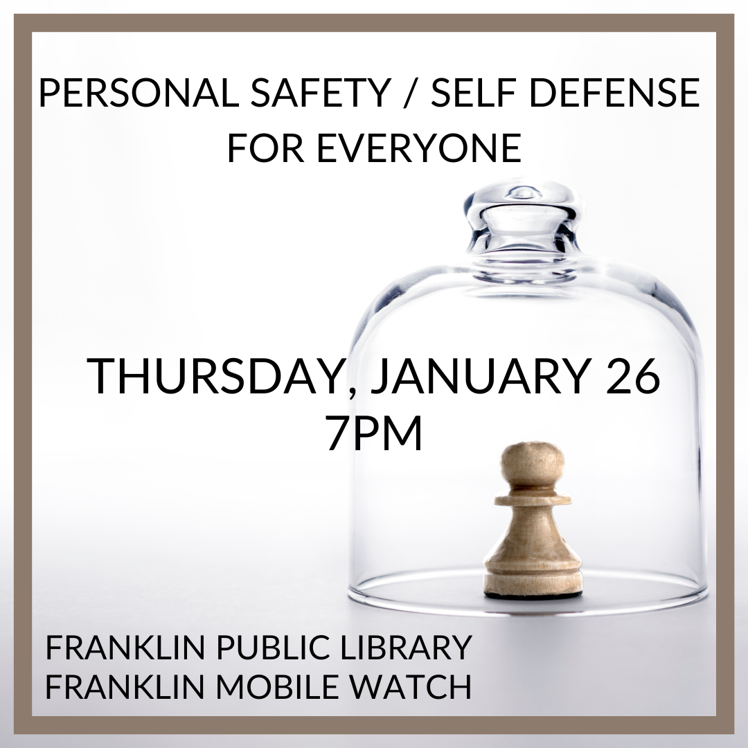 Personal safety  Self Defense for Everyone  1.26.23.png