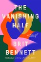 Book cover of The Vanishing Half book, mix of purple, pink, blue and green 