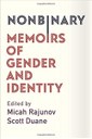 Cover of book Non Binary in white with black and red text