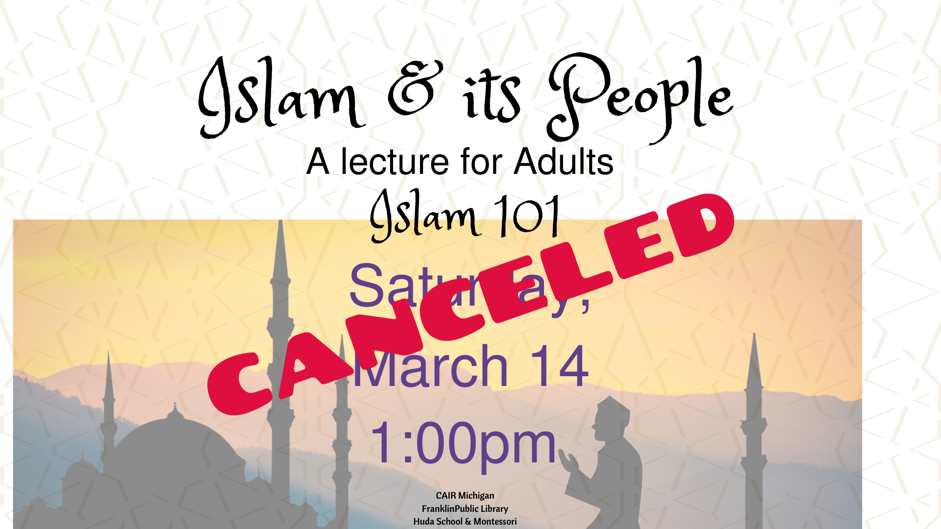 CANCELED CAROUSEL Islam and its People - Lecture 3.14.20.png