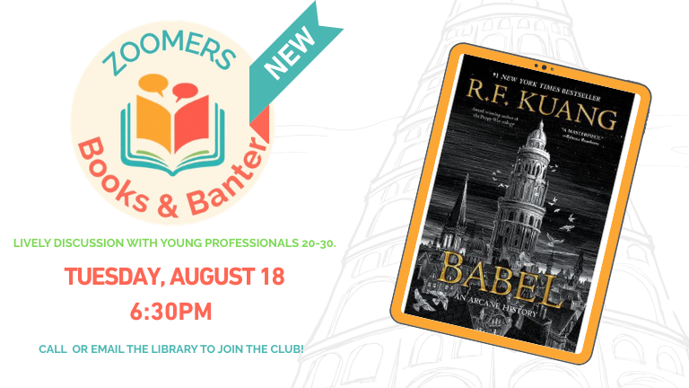 CAR Zoomers Books & Banter Book Club Babel by R.F. Kuang 8.18.26.png