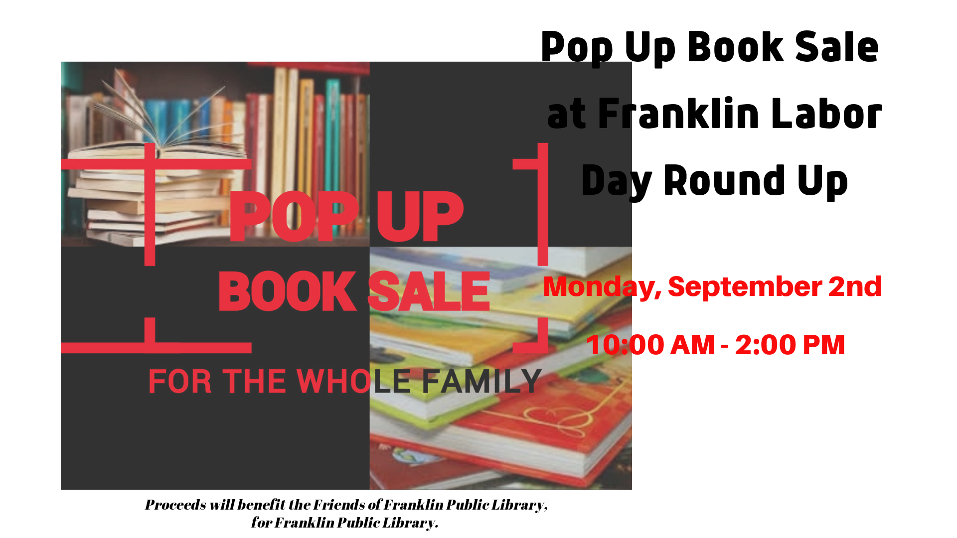 CAROUSEL Pop Up Book Sale at Labor Day Round Up.png