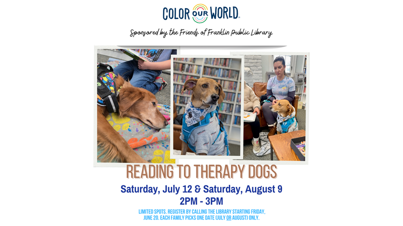 FB Reading to Therapy Dogs Summer 2025.png