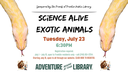 FB SR Science Alive Exotic Animals 7.23.24.png