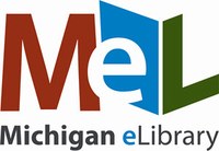 MeL logo in red blue green letters