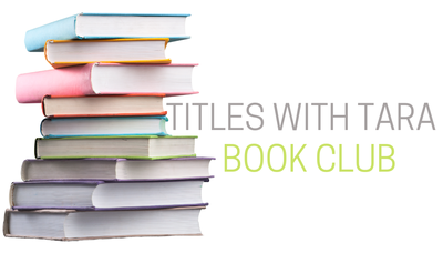 Logo: Pile of bookswith name "Titles with Tara"